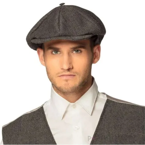 beret angielski gangster szary boland