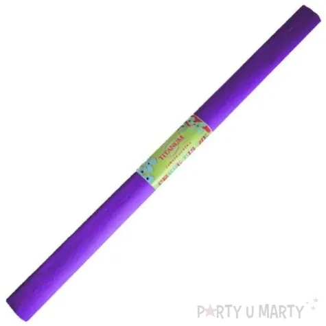 bibula marszczona fioletowa biskupia titanum 50 x 200 cm