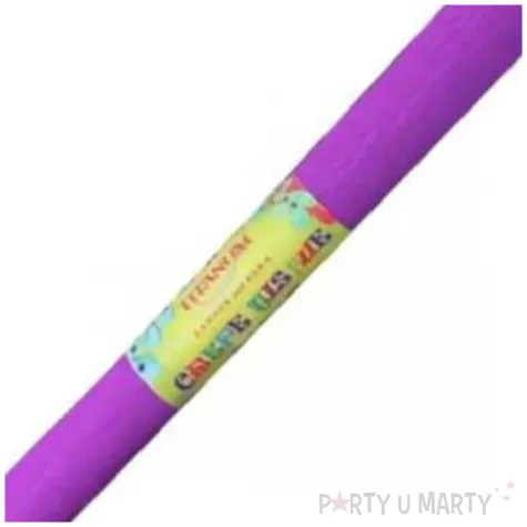 bibula marszczona fioletowa titanum 50 x 200 cm