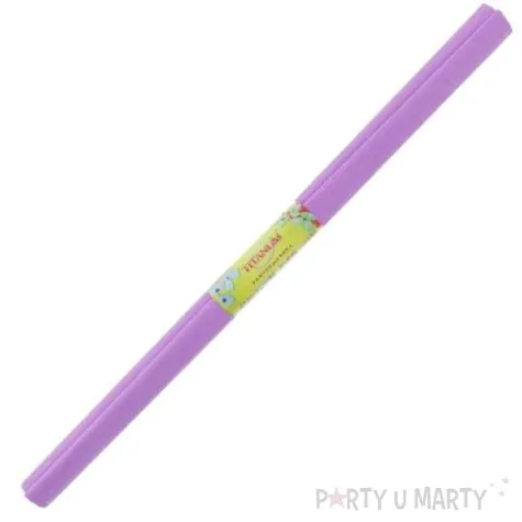 bibula marszczona liliowy titanum 50 x 200 cm