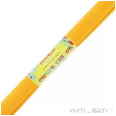 bibula marszczona pomaranczowa titanum 50 x 200 cm