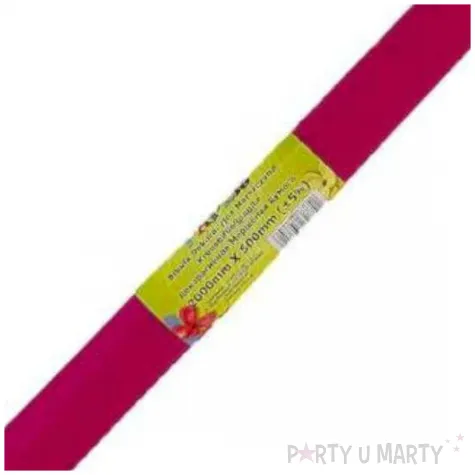 bibula marszczona rozowa ciemna titanum 50 x 200 cm