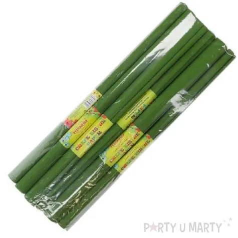 bibula marszczona zielona oliwkowa titanum 50 x 200 cm