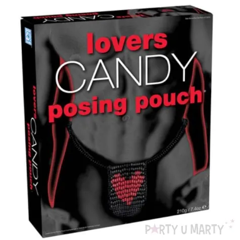 bielizna jadalna stringi meskie z sercem