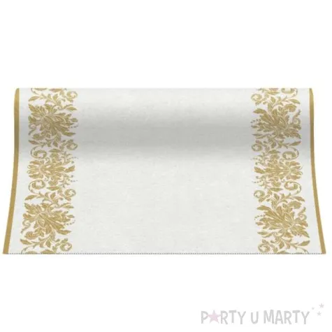 bieznik airlaid ornament zloty paw 24m 40 cm