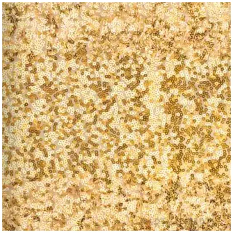 bieznik dekoracja na stol cekinowy siateczkowy zloty partydeco 500 x 30 cm