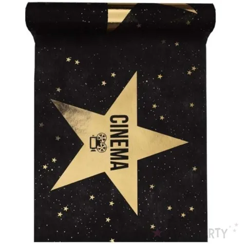 bieznik hollywood czarno zloty santex 500 x 30 cm