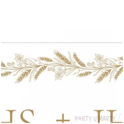 bieznik komunia swieta ihs zloty partydeco 500 x 40 cm