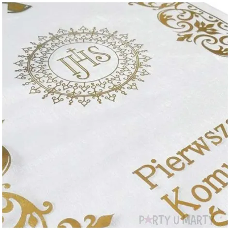 bieznik komunia swieta zloty jix 550x30 cm