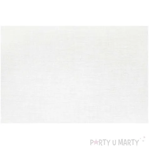 bieznik muslinowy kremowy jasny partydeco 500 x 70 cm