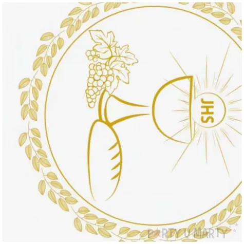 bieznik pierwsza komunia swieta bialy zloty godan 200 x 33 cm