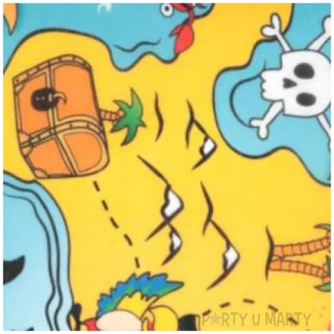 bieznik piracka mapa skarbow santex 500x30 cm