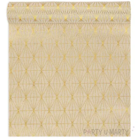 bieznik romby zloty partypal 28 x 275 cm