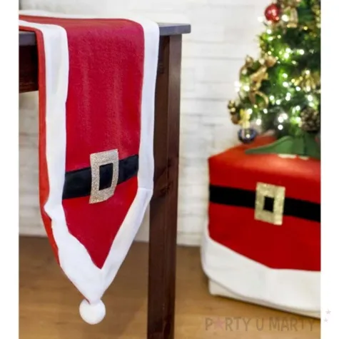 bieznik swiateczny pas mikolaja kraszek 185 x 30 cm