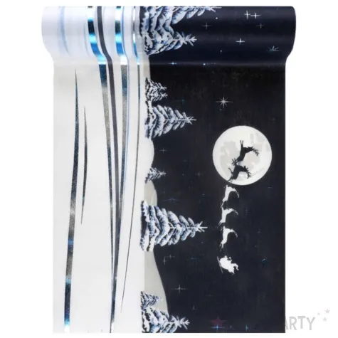 bieznik swiety mikolaj i choinki santex 250 x 30 cm