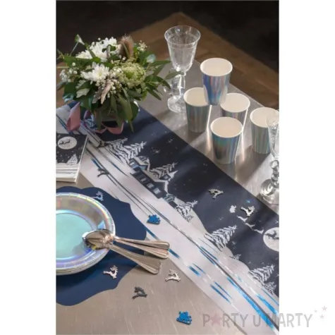 bieznik swiety mikolaj i choinki santex 250 x 30 cm