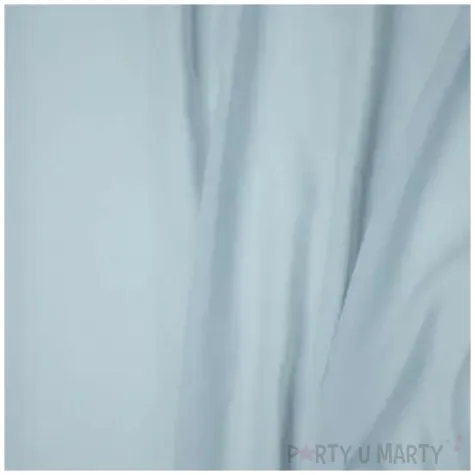 bieznik szyfonowy mglisty niebieski partydeco 500 x 48 cm
