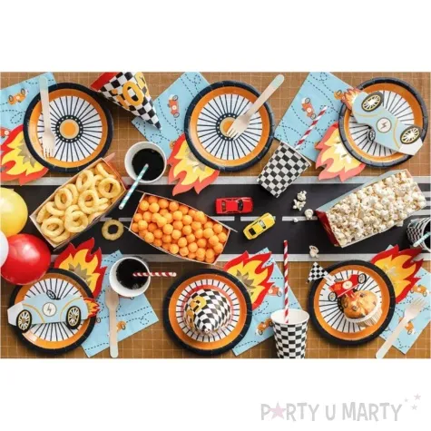 bieznik tor wyscigowy czarny partydeco 500 x 40 cm