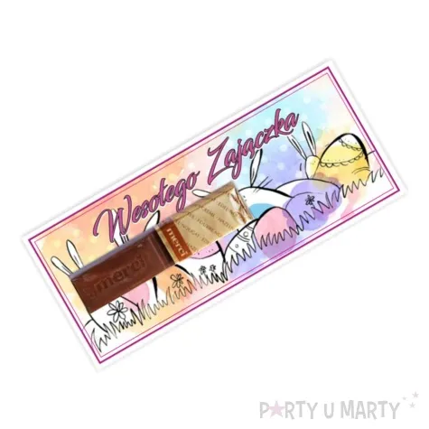 bileciki merci wielkanocne kicaki 6x14 cm 5 szt