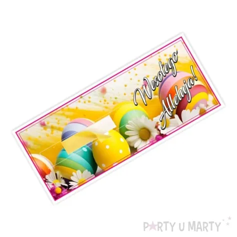 bileciki merci wielkanocne pisanki 6x14 cm 5 szt