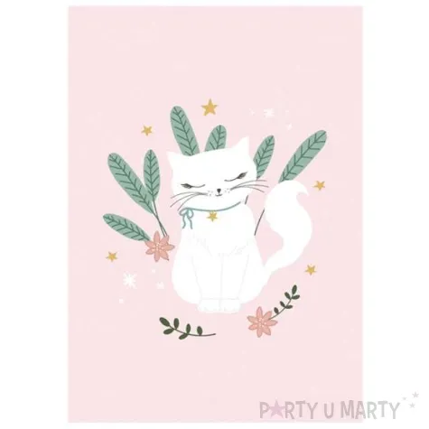 blok rysunkowy kotek z plakatem 2 w 1 partydeco 50 kartek