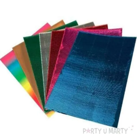 blok tektura falista metal mix aliga 35x25cm 7kol