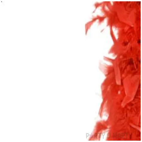 boa classic czerwony partydeco 180 cm 45g