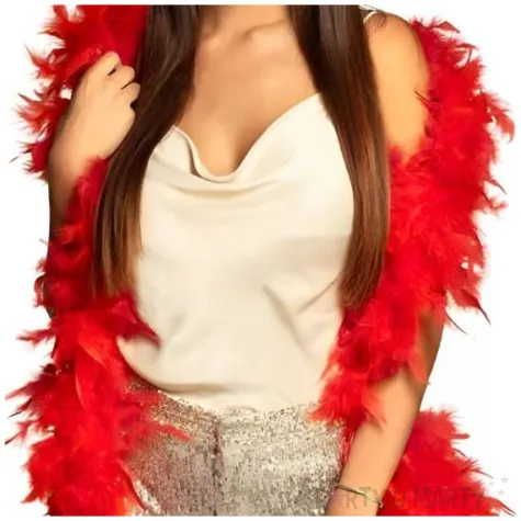 boa classic z pior czerwony boland 180 cm