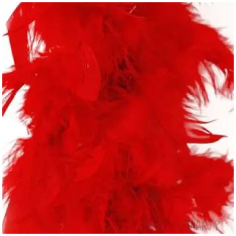 boa classic z pior czerwony partypal 190 cm