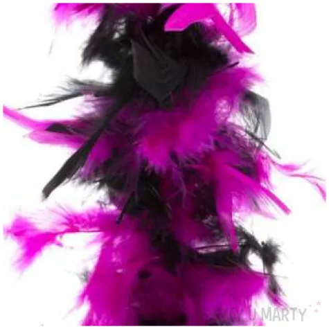 boa deluxe czarno rozowe funnyfashion 200 cm 45 g