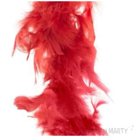 boa deluxe czerwone funnyfashion 200 cm 45 g
