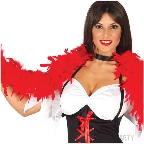 boa deluxe czerwone guirca 90 g 180 cm