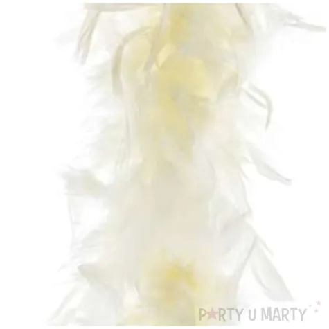 boa deluxe kremowy jasny funnyfashion 200 cm 45 g