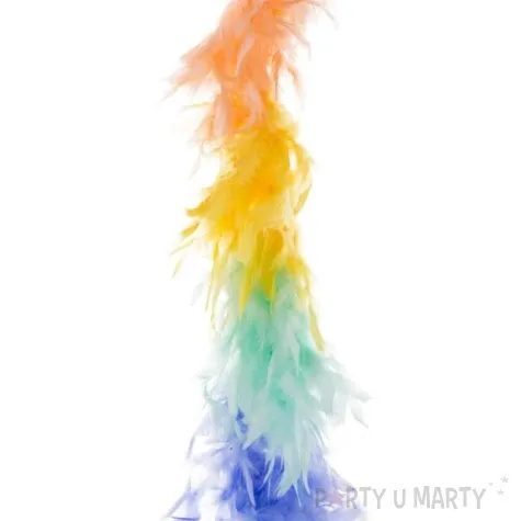 boa deluxe teczowe funnyfashion 200 cm 45 g