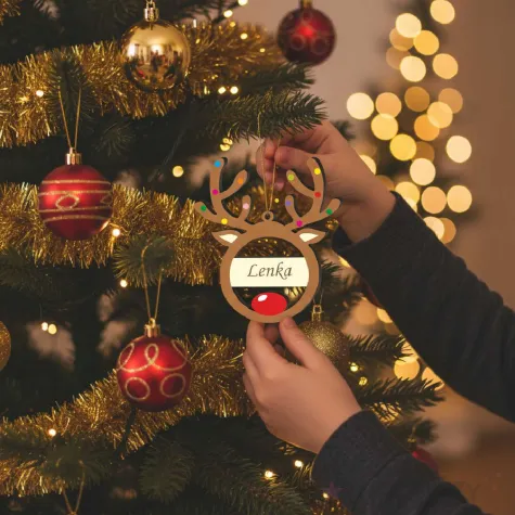 bombka personalizowana zawieszka na choinke twoje imie wybierz wzor