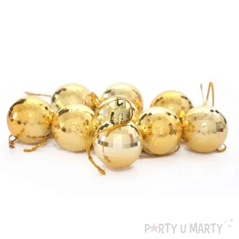 bombki disco zlote arpex 3 cm 9 szt