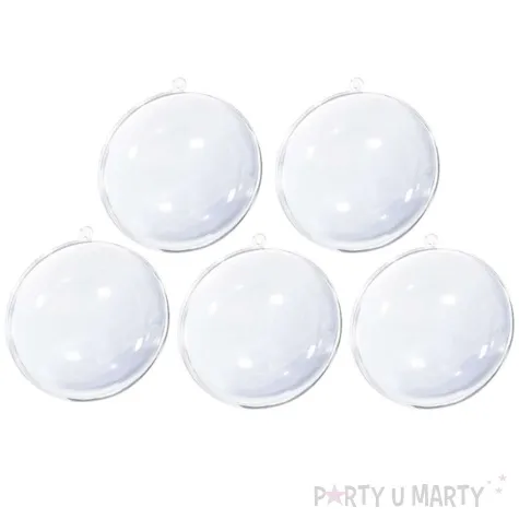 bombki do dekorowania kule akrylowe aliga 6 cm 5 szt