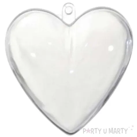 bombki do dekorowania serca akrylowe aliga 16 cm 5 szt