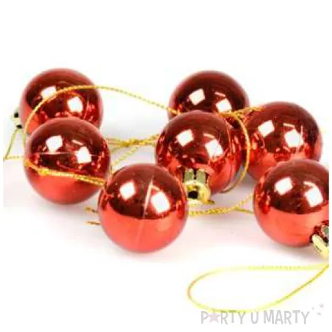 bombki mini czerowne arpex 9 szt