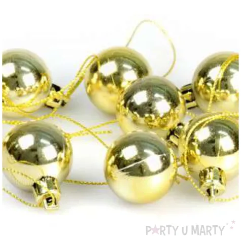 bombki mini zlote arpex 9 szt