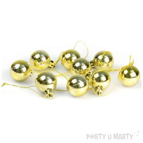 bombki mini zlote arpex 9 szt