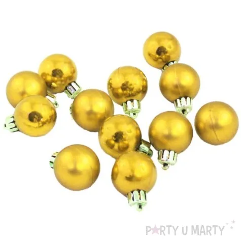bombki nietlukace zlote arpex 3 cm 12 szt