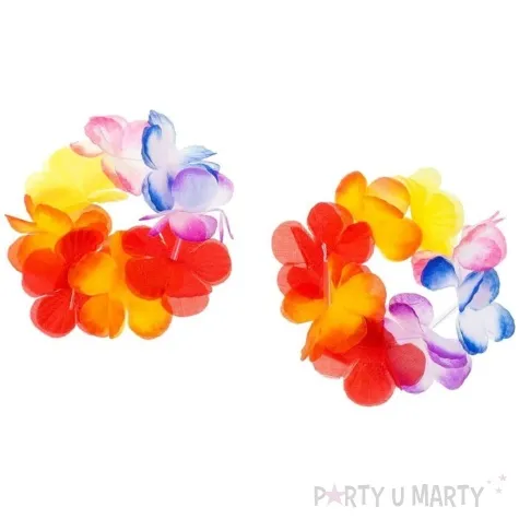 bransoletka hawajskie kwiaty mix godan 2 szt