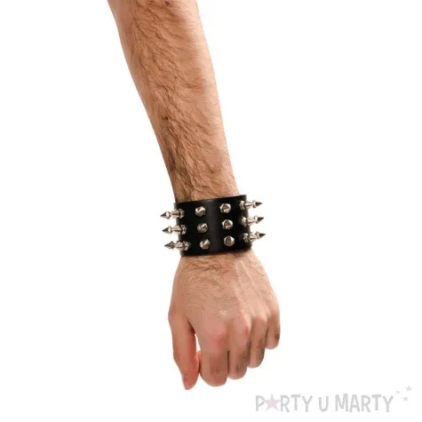 bransoletka punkowa z cwiekami fyasa