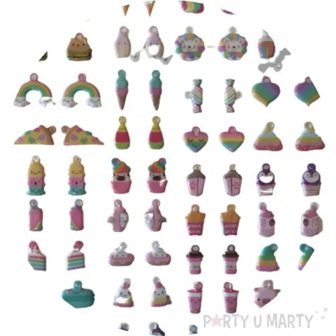 bransoletka wypukle naklejki mix kolorow brewis diy