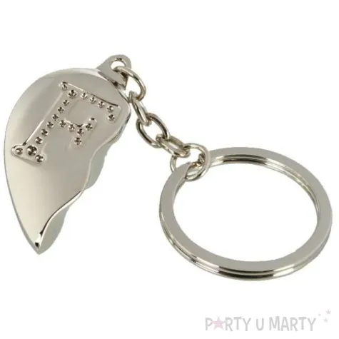 brelok polowka serca literka f ootb