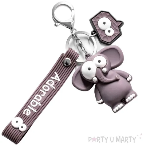 brelok slon adorable szary gadgetmaster