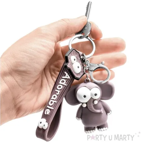 brelok slon adorable szary gadgetmaster