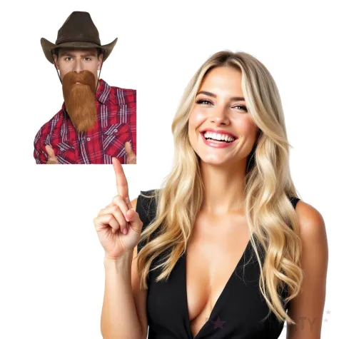 broda party kowboj brazowa boland