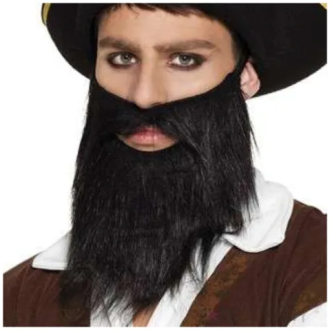 broda party pirat czarna boland